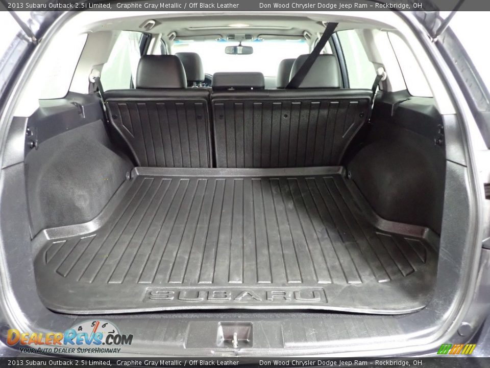 2013 Subaru Outback 2.5i Limited Graphite Gray Metallic / Off Black Leather Photo #10