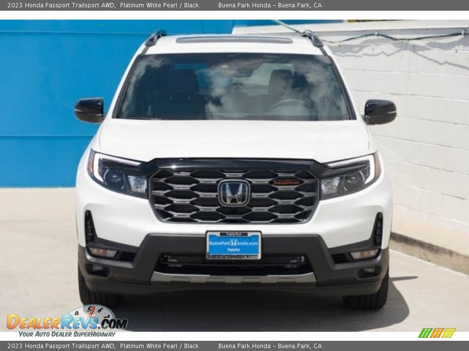 2023 Honda Passport Trailsport AWD Platinum White Pearl / Black Photo #3