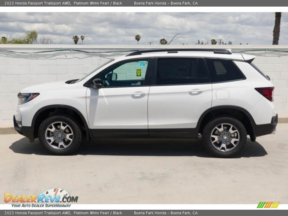 Platinum White Pearl 2023 Honda Passport Trailsport AWD Photo #4