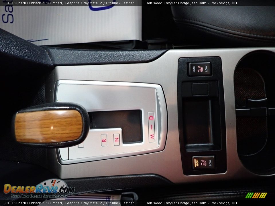 2013 Subaru Outback 2.5i Limited Graphite Gray Metallic / Off Black Leather Photo #21