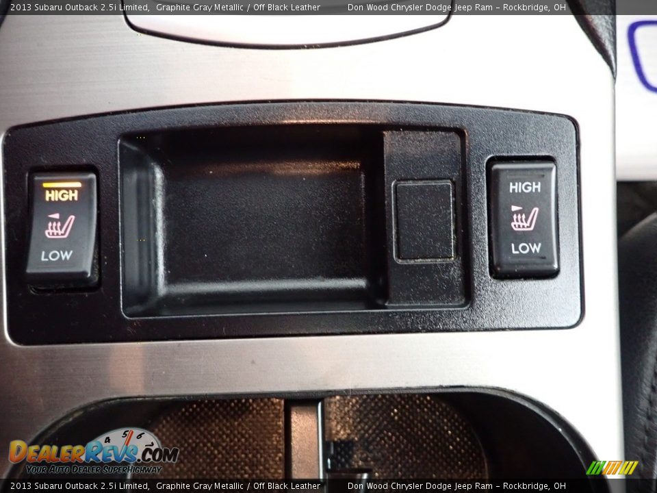 2013 Subaru Outback 2.5i Limited Graphite Gray Metallic / Off Black Leather Photo #22