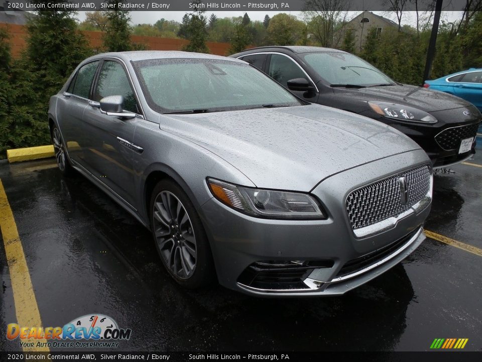 2020 Lincoln Continental AWD Silver Radiance / Ebony Photo #3