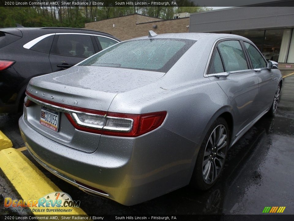 2020 Lincoln Continental AWD Silver Radiance / Ebony Photo #4