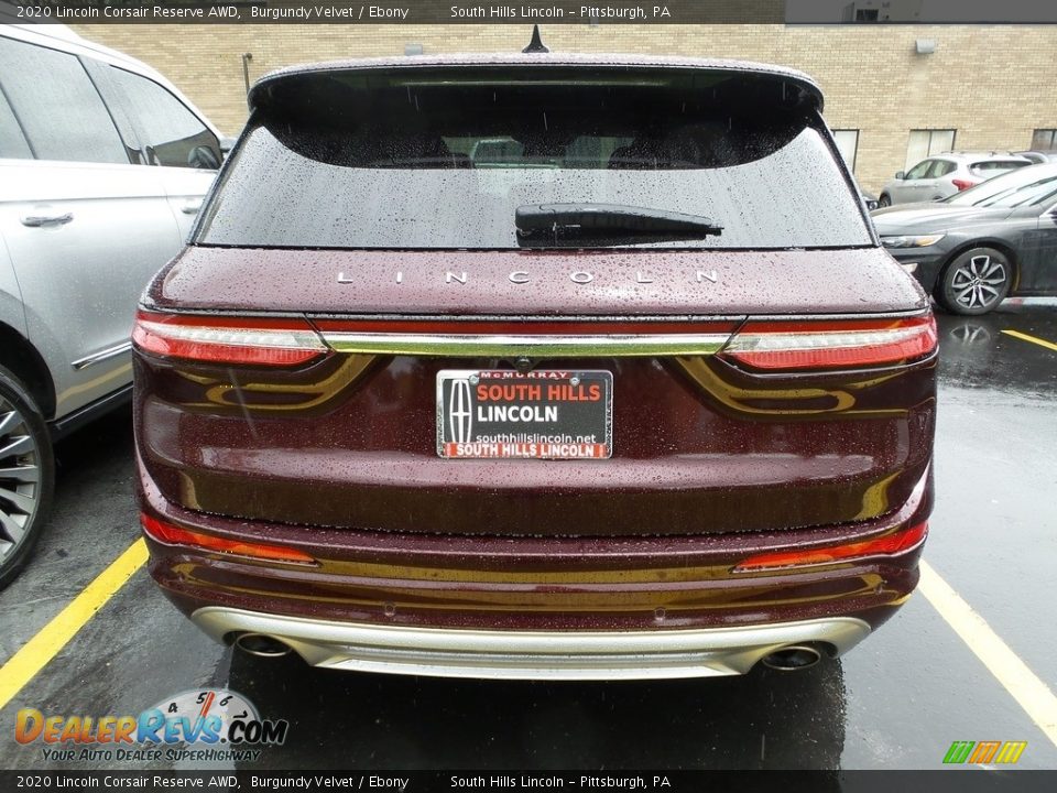 2020 Lincoln Corsair Reserve AWD Burgundy Velvet / Ebony Photo #3