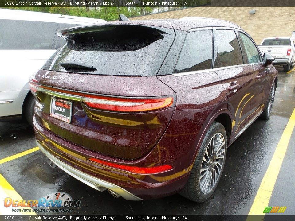 2020 Lincoln Corsair Reserve AWD Burgundy Velvet / Ebony Photo #4