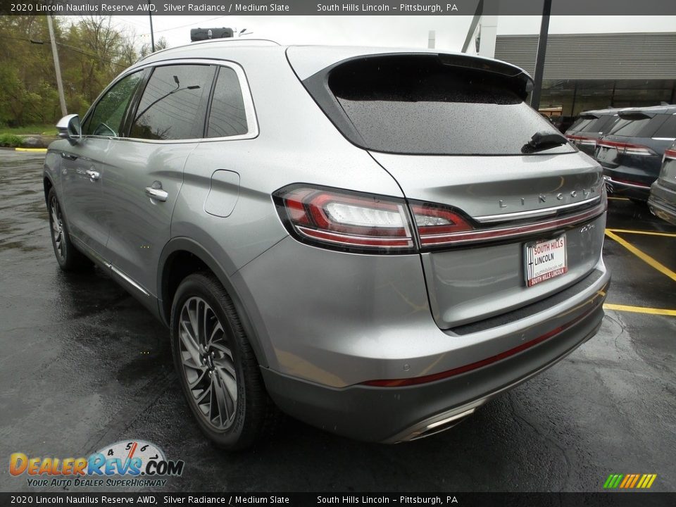 2020 Lincoln Nautilus Reserve AWD Silver Radiance / Medium Slate Photo #2