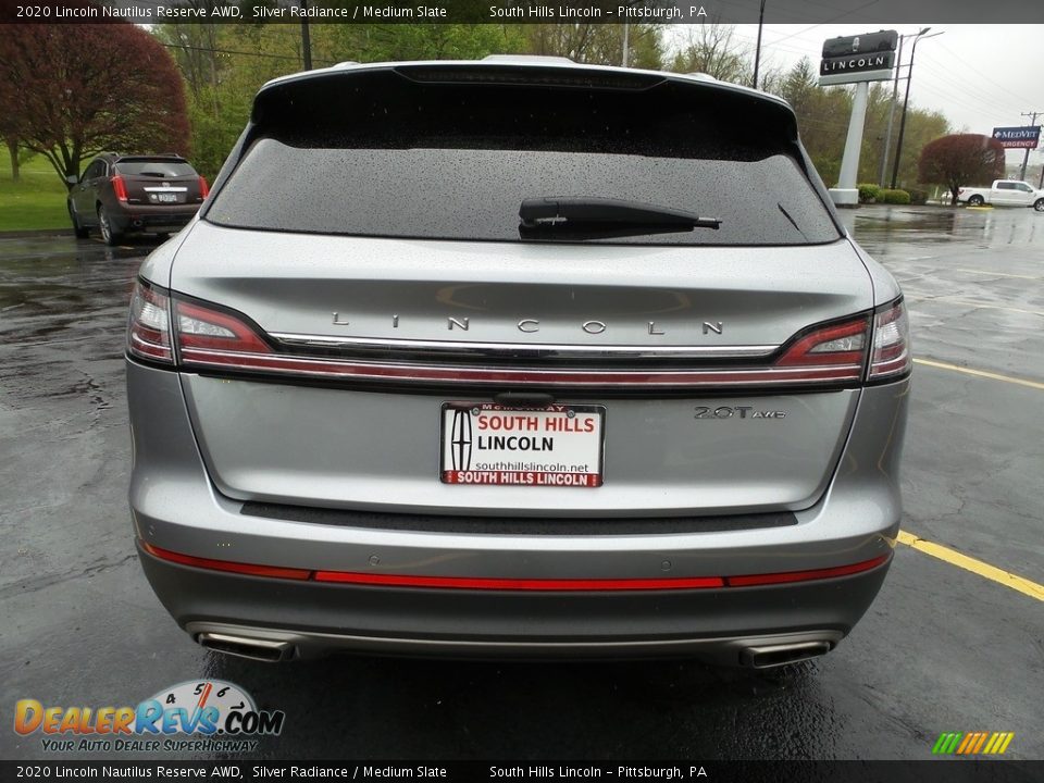 2020 Lincoln Nautilus Reserve AWD Silver Radiance / Medium Slate Photo #3