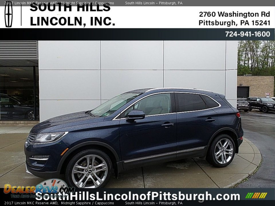 2017 Lincoln MKC Reserve AWD Midnight Sapphire / Cappuccino Photo #1