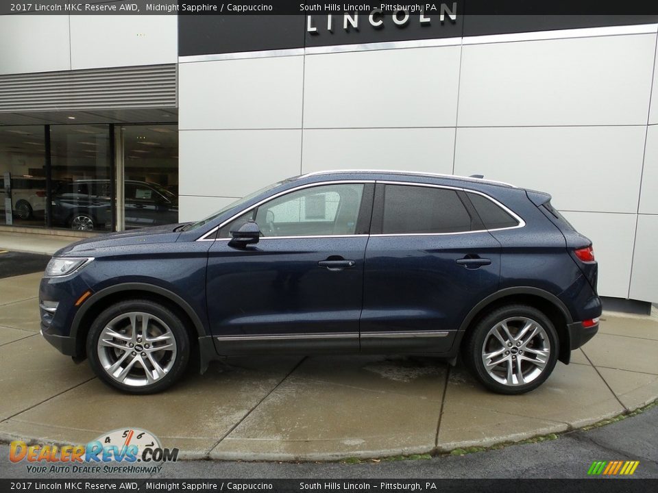 2017 Lincoln MKC Reserve AWD Midnight Sapphire / Cappuccino Photo #2