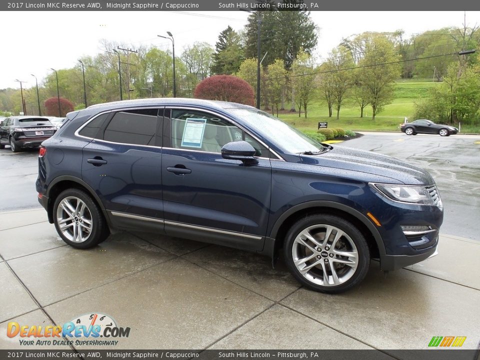 2017 Lincoln MKC Reserve AWD Midnight Sapphire / Cappuccino Photo #7