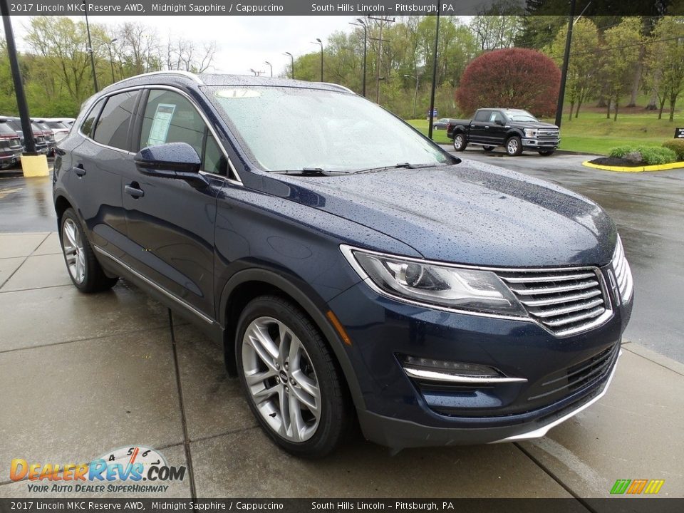 2017 Lincoln MKC Reserve AWD Midnight Sapphire / Cappuccino Photo #8