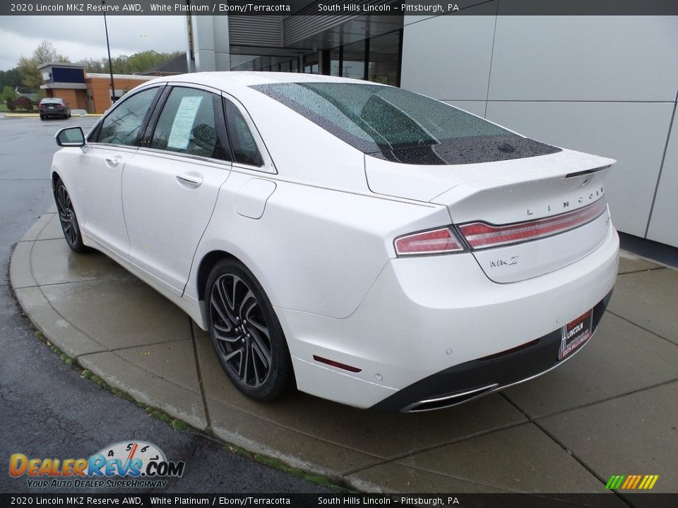 2020 Lincoln MKZ Reserve AWD White Platinum / Ebony/Terracotta Photo #3