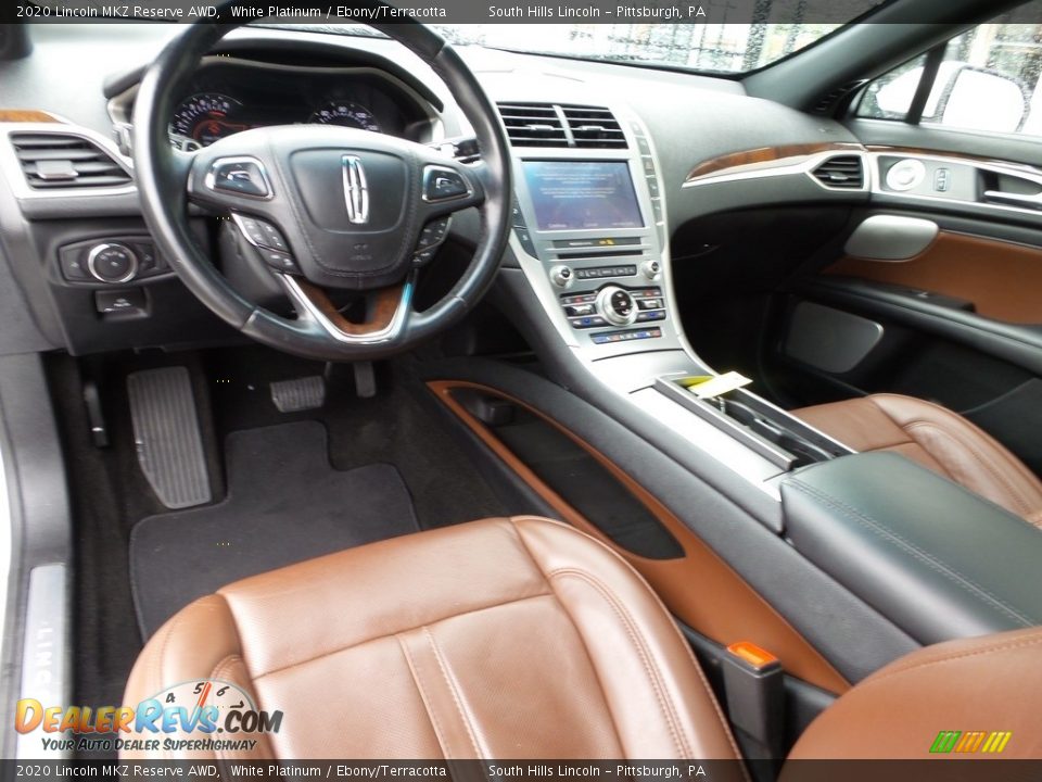 Ebony/Terracotta Interior - 2020 Lincoln MKZ Reserve AWD Photo #17