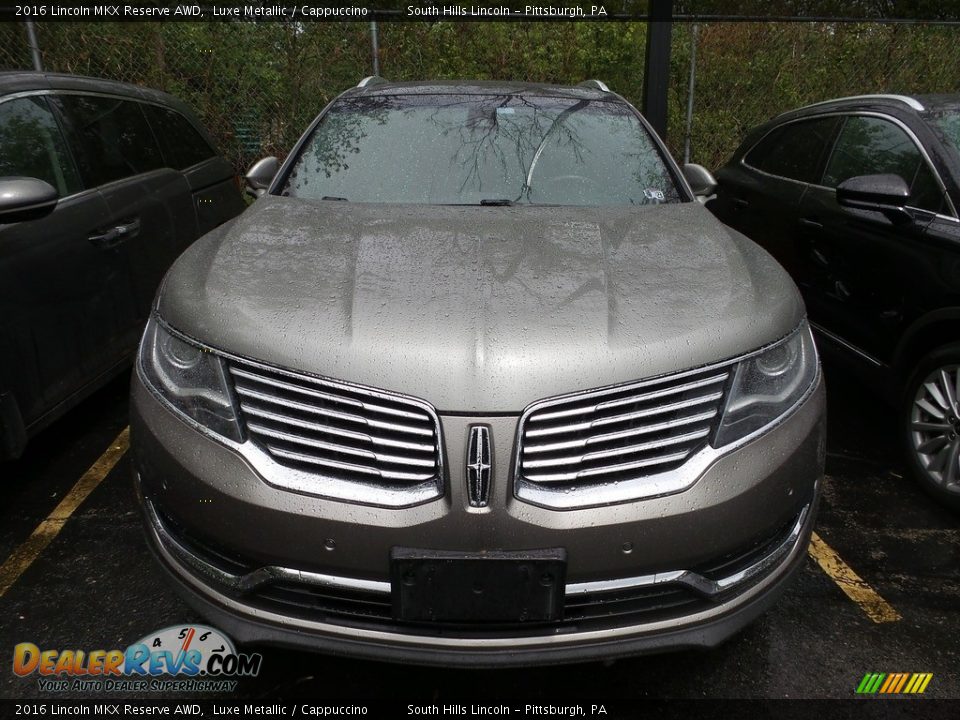 2016 Lincoln MKX Reserve AWD Luxe Metallic / Cappuccino Photo #3