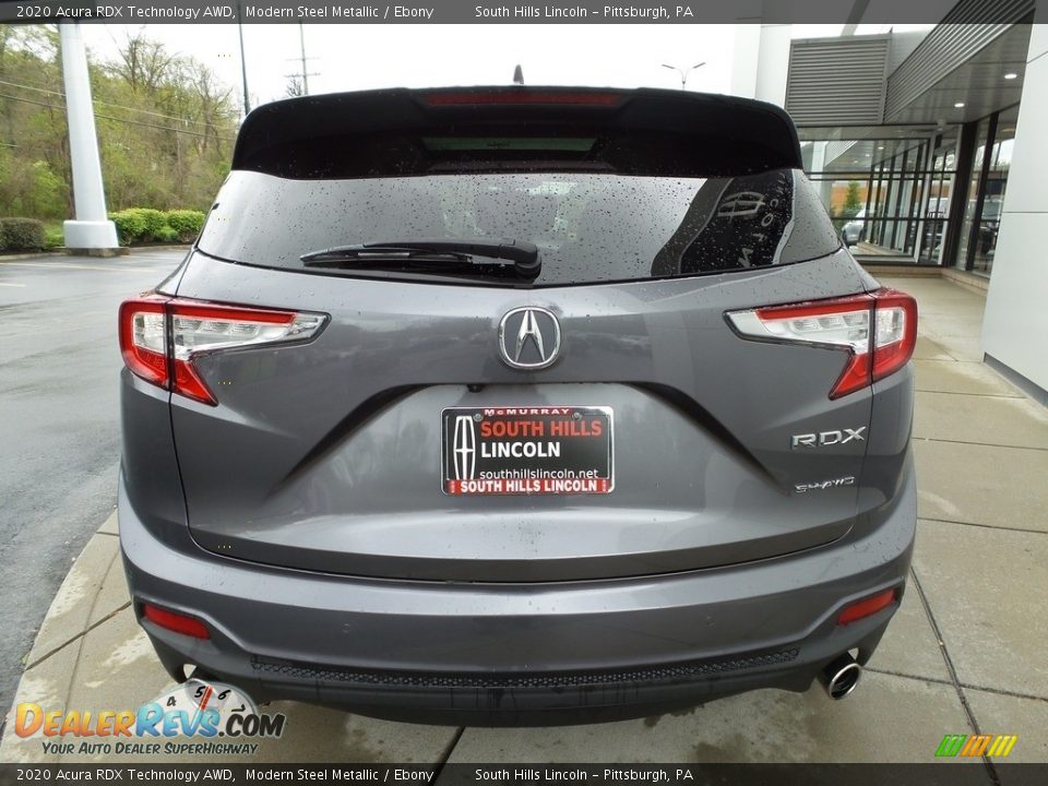 2020 Acura RDX Technology AWD Modern Steel Metallic / Ebony Photo #4