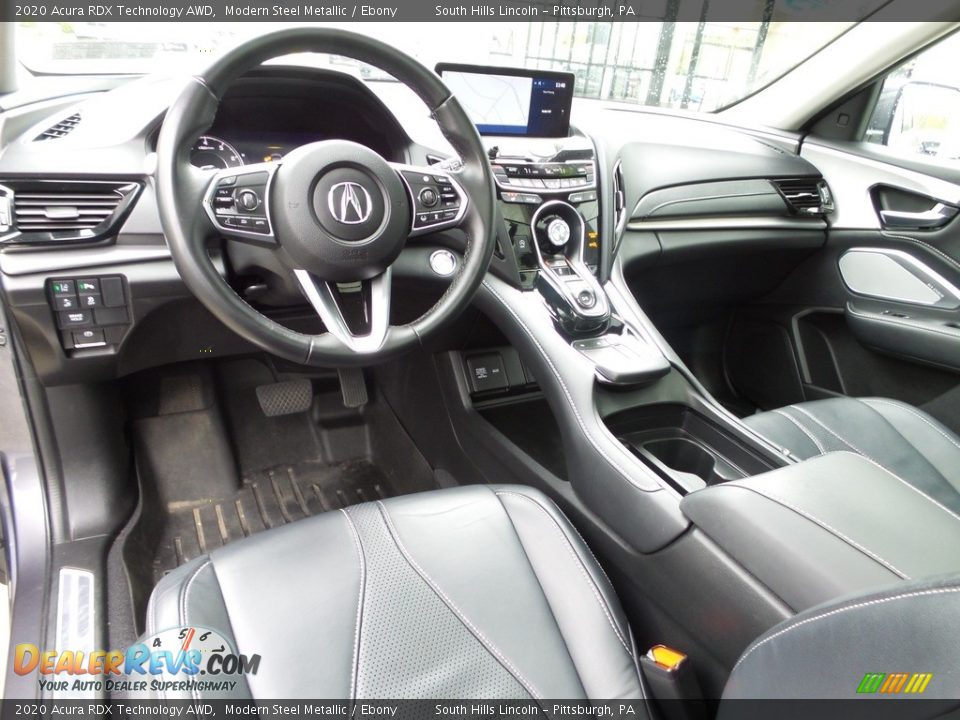 Ebony Interior - 2020 Acura RDX Technology AWD Photo #16