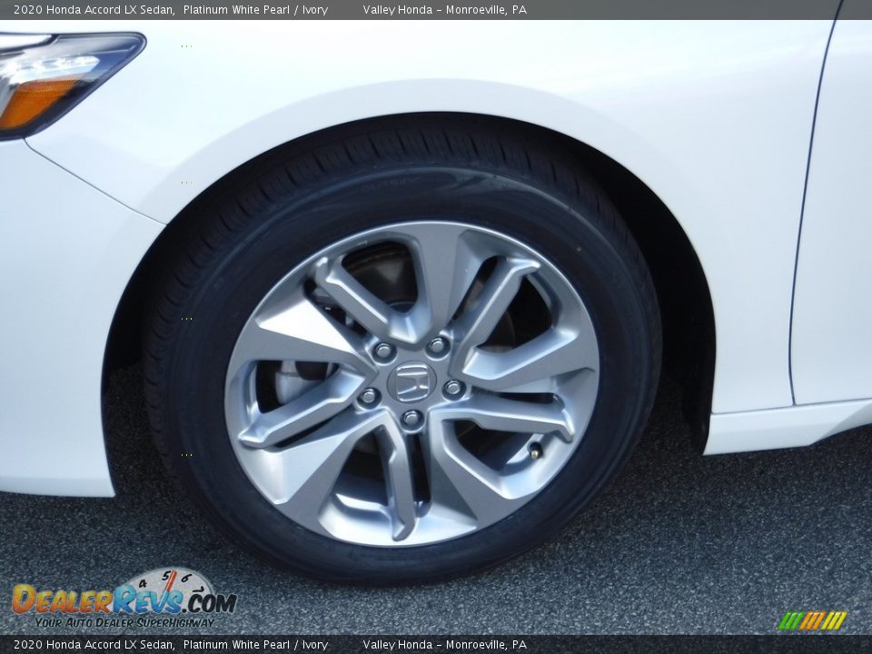 2020 Honda Accord LX Sedan Platinum White Pearl / Ivory Photo #3