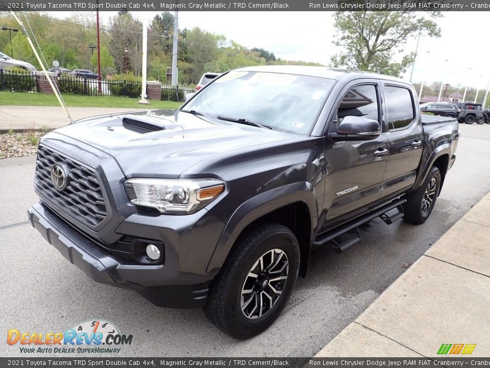 2021 Toyota Tacoma TRD Sport Double Cab 4x4 Magnetic Gray Metallic / TRD Cement/Black Photo #3