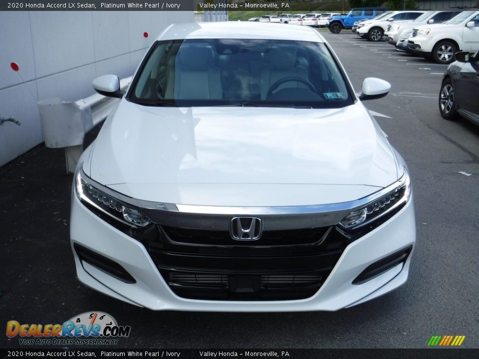 2020 Honda Accord LX Sedan Platinum White Pearl / Ivory Photo #4