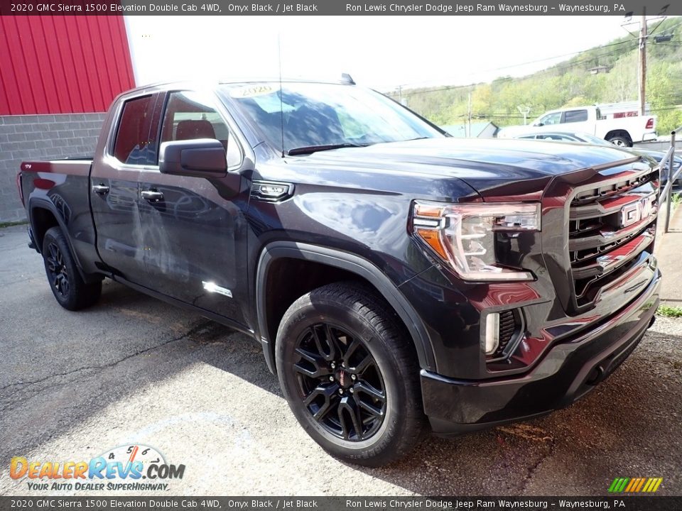 2020 GMC Sierra 1500 Elevation Double Cab 4WD Onyx Black / Jet Black Photo #4