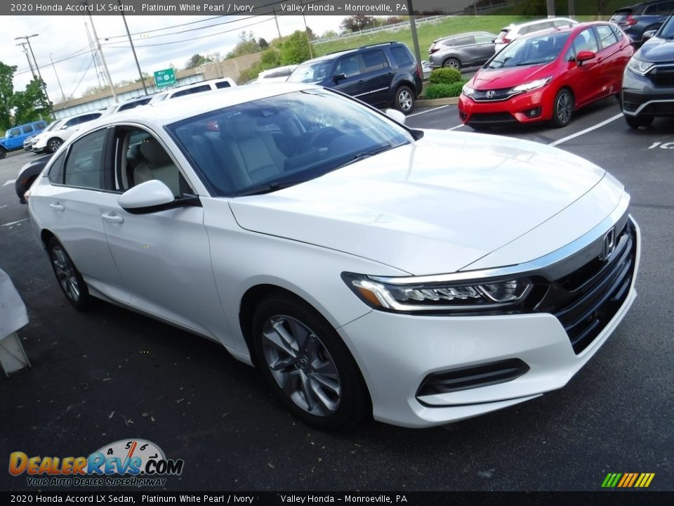 2020 Honda Accord LX Sedan Platinum White Pearl / Ivory Photo #5