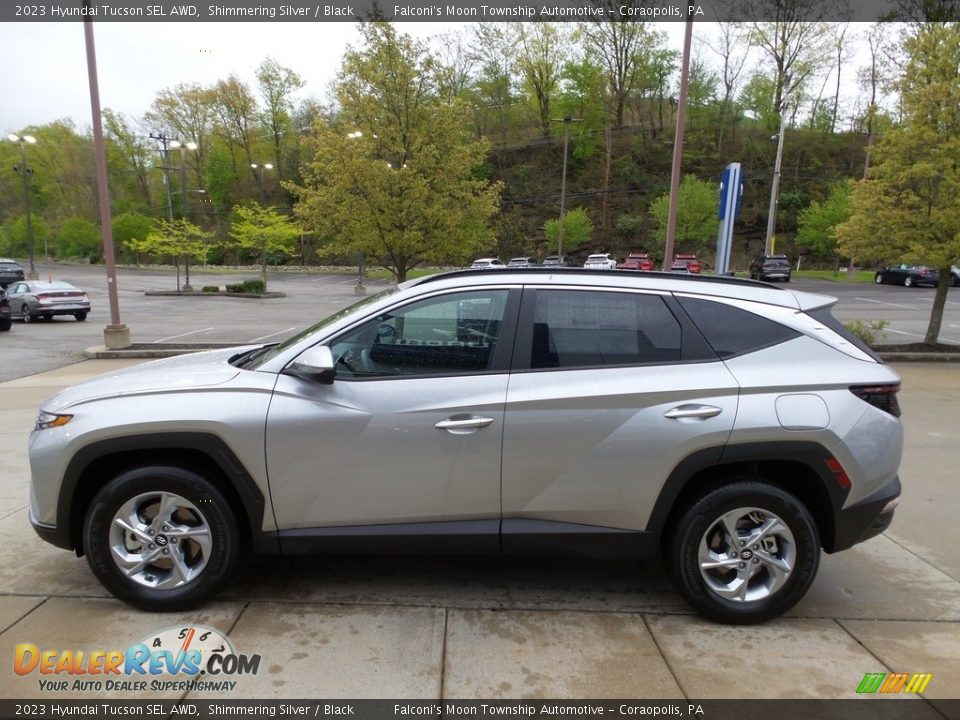 2023 Hyundai Tucson SEL AWD Shimmering Silver / Black Photo #6