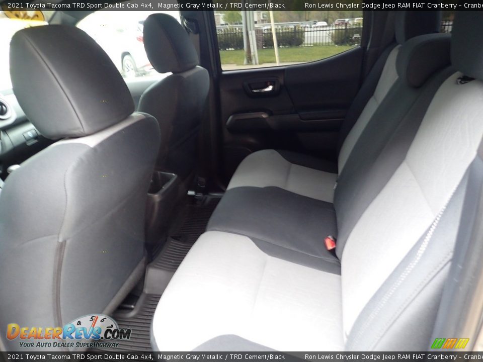 Rear Seat of 2021 Toyota Tacoma TRD Sport Double Cab 4x4 Photo #11