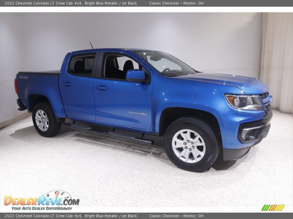 2022 Chevrolet Colorado LT Crew Cab 4x4 Bright Blue Metallic / Jet Black Photo #1