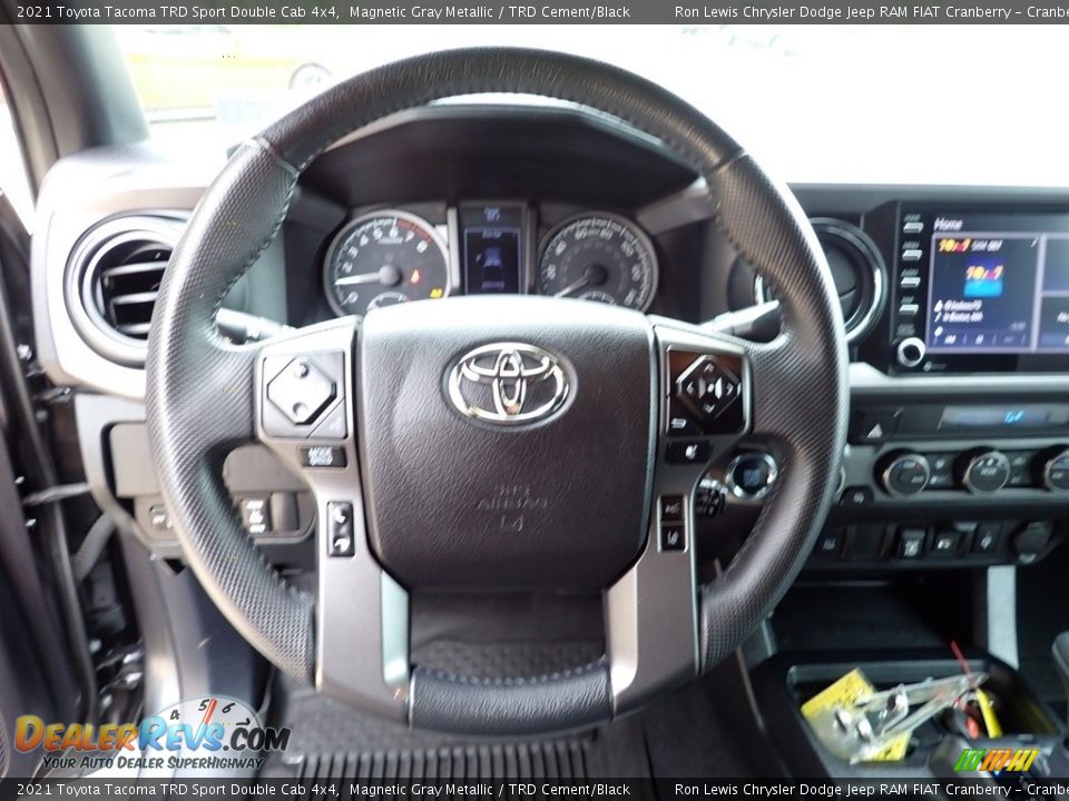 2021 Toyota Tacoma TRD Sport Double Cab 4x4 Steering Wheel Photo #19