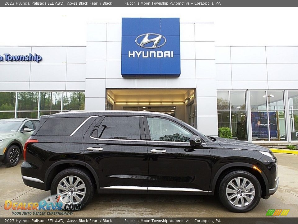 Abyss Black Pearl 2023 Hyundai Palisade SEL AWD Photo #1