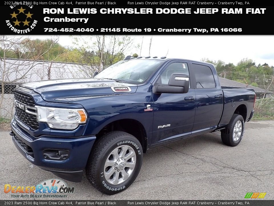 2023 Ram 2500 Big Horn Crew Cab 4x4 Patriot Blue Pearl / Black Photo #1