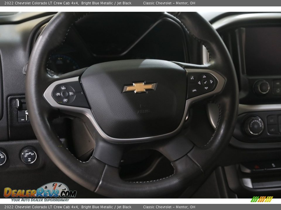 2022 Chevrolet Colorado LT Crew Cab 4x4 Bright Blue Metallic / Jet Black Photo #8
