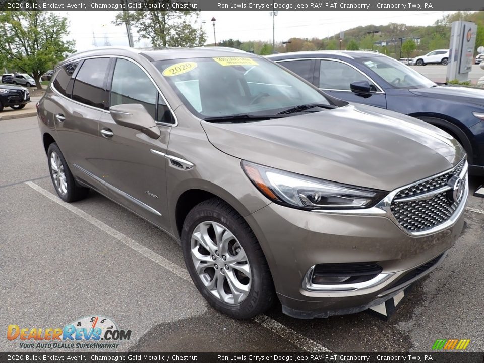 2020 Buick Enclave Avenir Champagne Gold Metallic / Chestnut Photo #3