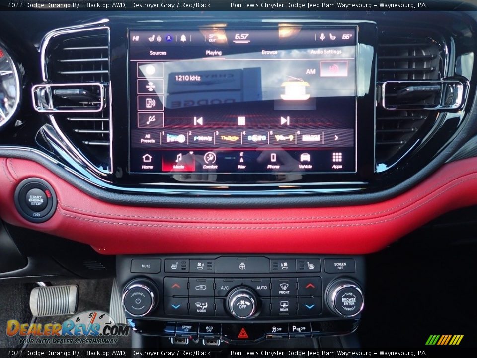 2022 Dodge Durango R/T Blacktop AWD Destroyer Gray / Red/Black Photo #19