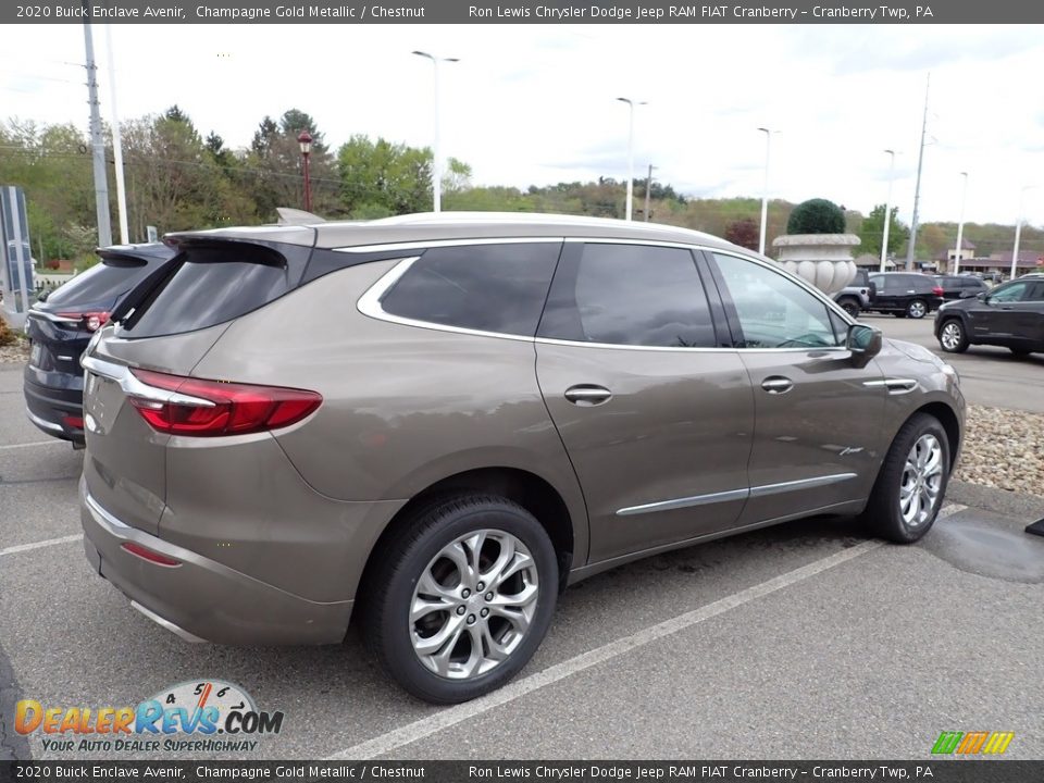 2020 Buick Enclave Avenir Champagne Gold Metallic / Chestnut Photo #4