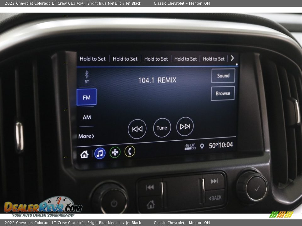 2022 Chevrolet Colorado LT Crew Cab 4x4 Bright Blue Metallic / Jet Black Photo #11