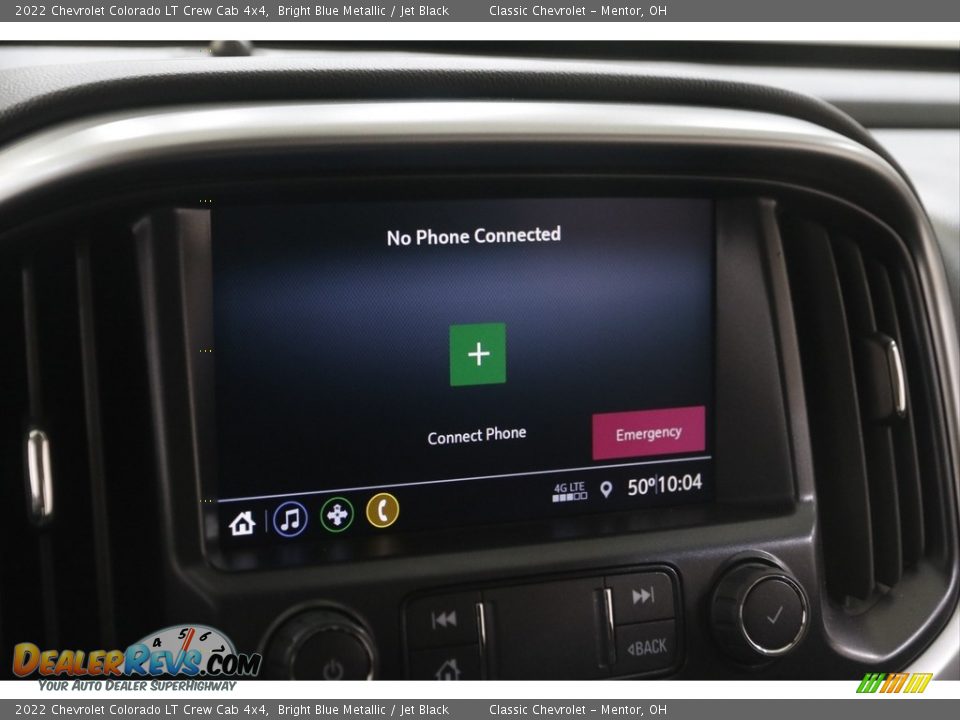 2022 Chevrolet Colorado LT Crew Cab 4x4 Bright Blue Metallic / Jet Black Photo #12