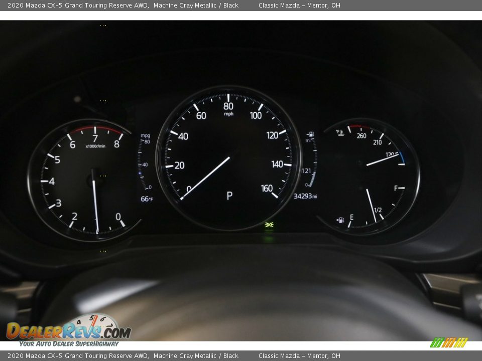 2020 Mazda CX-5 Grand Touring Reserve AWD Machine Gray Metallic / Black Photo #8