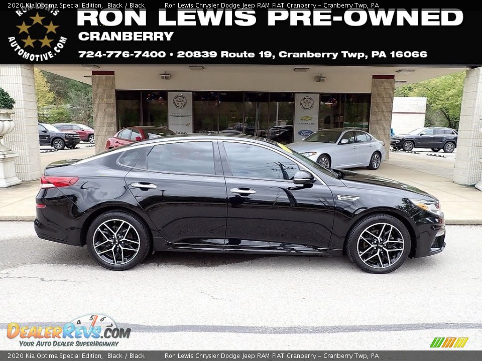 2020 Kia Optima Special Edition Black / Black Photo #1