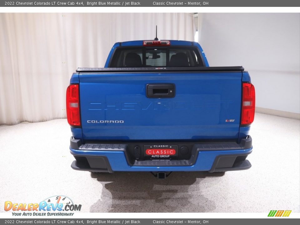 2022 Chevrolet Colorado LT Crew Cab 4x4 Bright Blue Metallic / Jet Black Photo #18