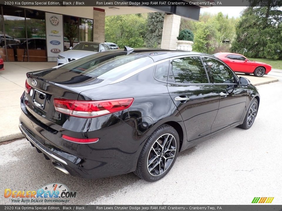 2020 Kia Optima Special Edition Black / Black Photo #8