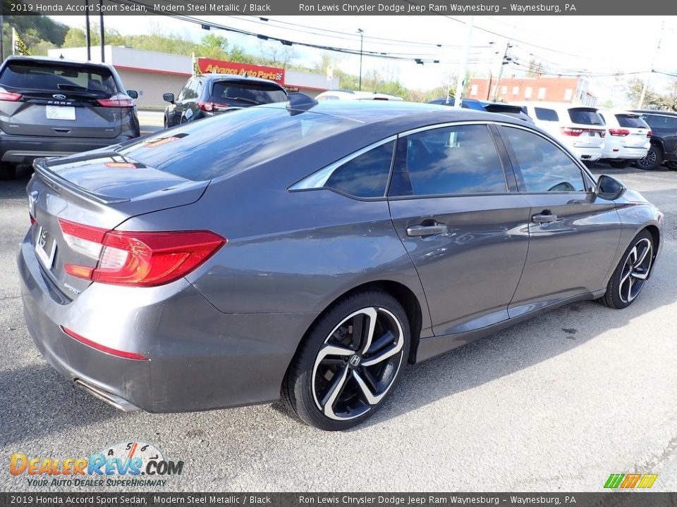 2019 Honda Accord Sport Sedan Modern Steel Metallic / Black Photo #5