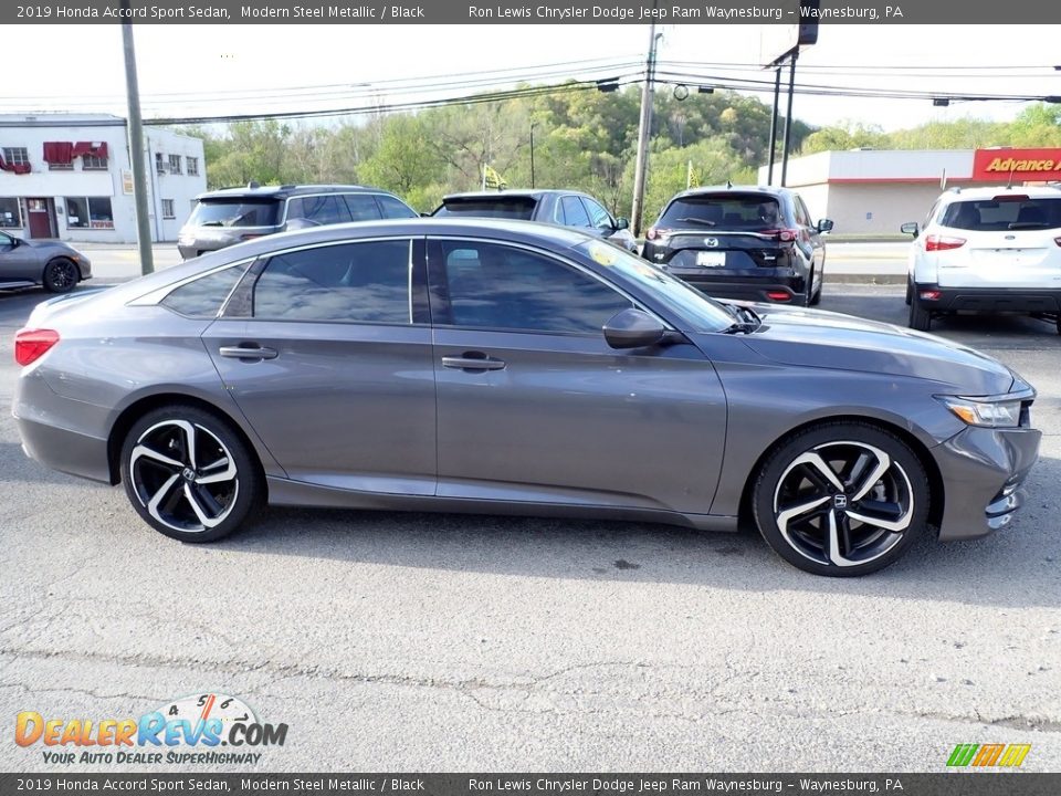 2019 Honda Accord Sport Sedan Modern Steel Metallic / Black Photo #6