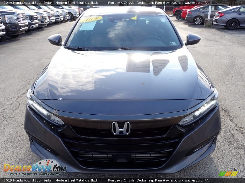 2019 Honda Accord Sport Sedan Modern Steel Metallic / Black Photo #8