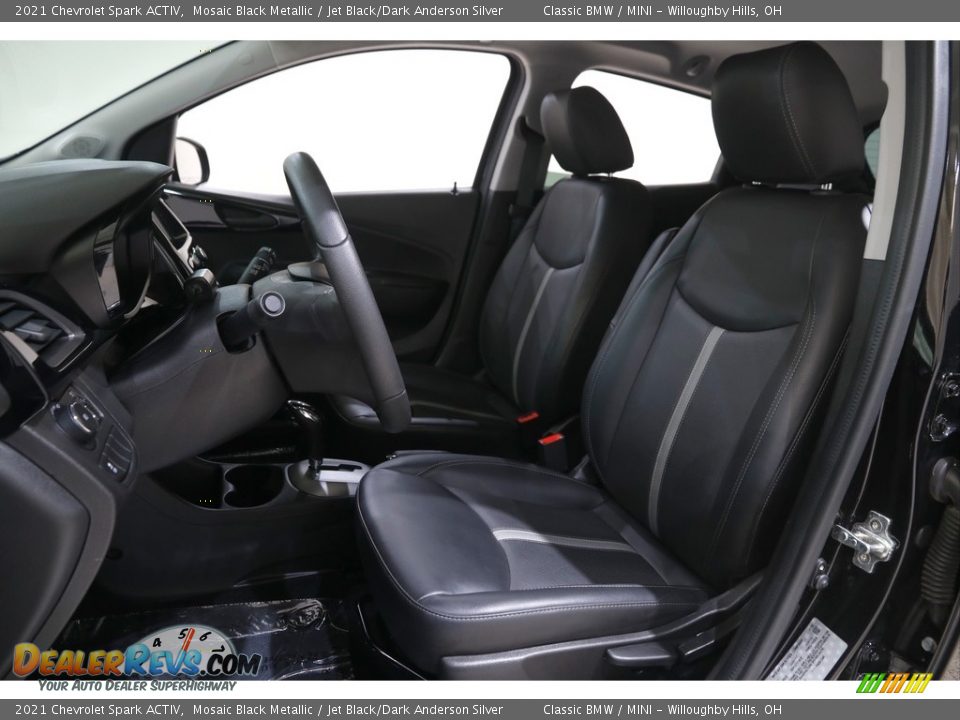 Jet Black/Dark Anderson Silver Interior - 2021 Chevrolet Spark ACTIV Photo #5