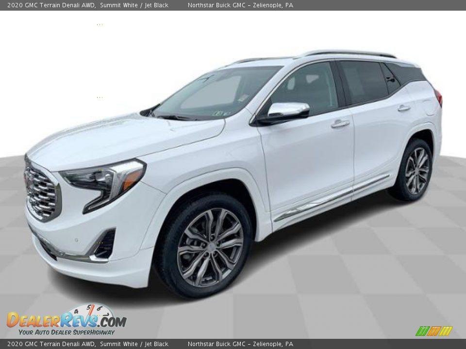 2020 GMC Terrain Denali AWD Summit White / Jet Black Photo #1