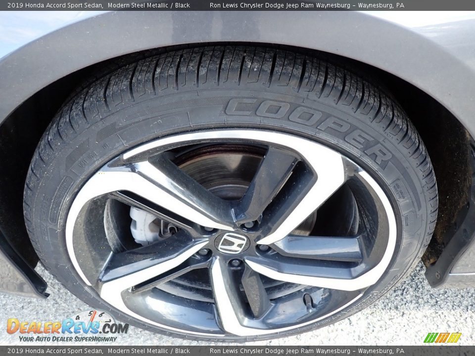 2019 Honda Accord Sport Sedan Modern Steel Metallic / Black Photo #9