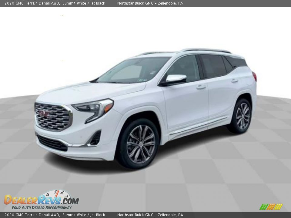 2020 GMC Terrain Denali AWD Summit White / Jet Black Photo #4