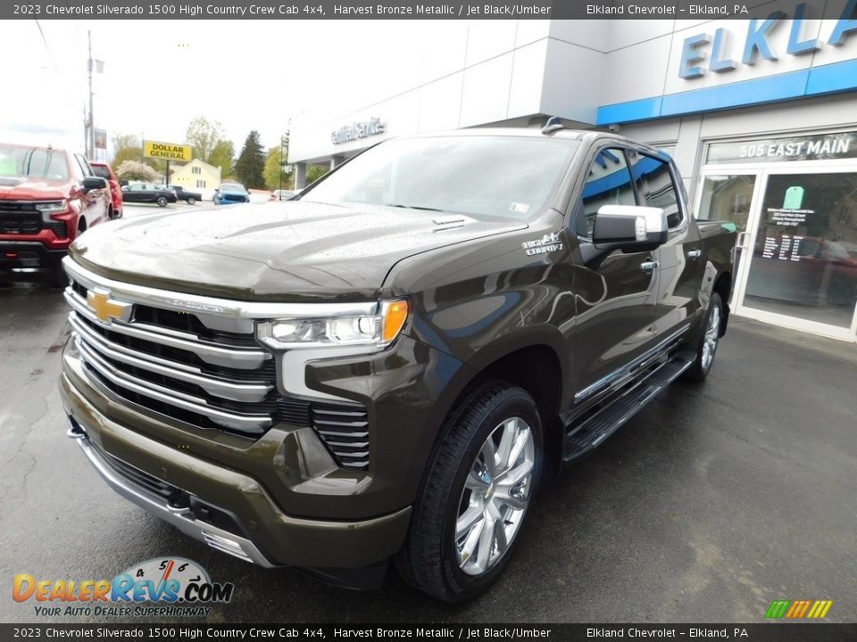 2023 Chevrolet Silverado 1500 High Country Crew Cab 4x4 Harvest Bronze Metallic / Jet Black/Umber Photo #3