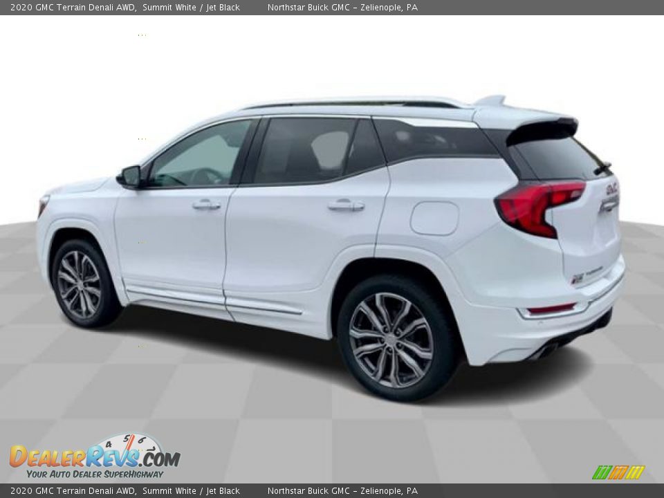 2020 GMC Terrain Denali AWD Summit White / Jet Black Photo #6